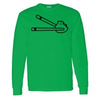 Heavy Cotton 100% Cotton Long Sleeve T Shirt Thumbnail