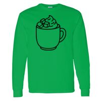 Heavy Cotton 100% Cotton Long Sleeve T Shirt Thumbnail