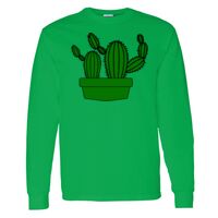 Heavy Cotton 100% Cotton Long Sleeve T Shirt Thumbnail