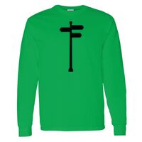 Heavy Cotton 100% Cotton Long Sleeve T Shirt Thumbnail