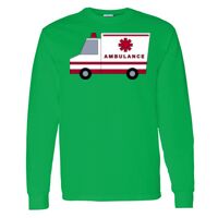 Heavy Cotton 100% Cotton Long Sleeve T Shirt Thumbnail
