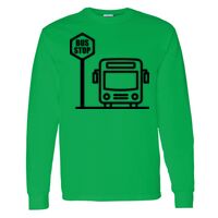 Heavy Cotton 100% Cotton Long Sleeve T Shirt Thumbnail