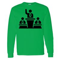 Heavy Cotton 100% Cotton Long Sleeve T Shirt Thumbnail