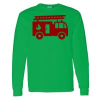 Heavy Cotton 100% Cotton Long Sleeve T Shirt Thumbnail