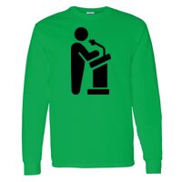 Heavy Cotton 100% Cotton Long Sleeve T Shirt Thumbnail