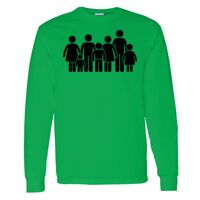 Heavy Cotton 100% Cotton Long Sleeve T Shirt Thumbnail