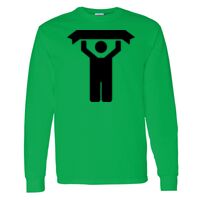 Heavy Cotton 100% Cotton Long Sleeve T Shirt Thumbnail