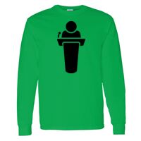 Heavy Cotton 100% Cotton Long Sleeve T Shirt Thumbnail