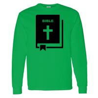 Heavy Cotton 100% Cotton Long Sleeve T Shirt Thumbnail