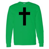 Heavy Cotton 100% Cotton Long Sleeve T Shirt Thumbnail