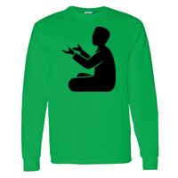 Heavy Cotton 100% Cotton Long Sleeve T Shirt Thumbnail