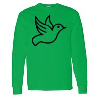 Heavy Cotton 100% Cotton Long Sleeve T Shirt Thumbnail