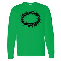 Heavy Cotton 100% Cotton Long Sleeve T Shirt Thumbnail