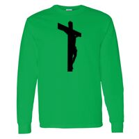 Heavy Cotton 100% Cotton Long Sleeve T Shirt Thumbnail