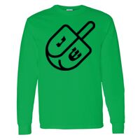 Heavy Cotton 100% Cotton Long Sleeve T Shirt Thumbnail