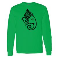 Heavy Cotton 100% Cotton Long Sleeve T Shirt Thumbnail