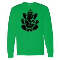 Heavy Cotton 100% Cotton Long Sleeve T Shirt Thumbnail