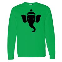 Heavy Cotton 100% Cotton Long Sleeve T Shirt Thumbnail