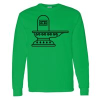 Heavy Cotton 100% Cotton Long Sleeve T Shirt Thumbnail
