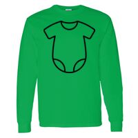 Heavy Cotton 100% Cotton Long Sleeve T Shirt Thumbnail