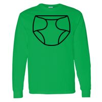 Heavy Cotton 100% Cotton Long Sleeve T Shirt Thumbnail