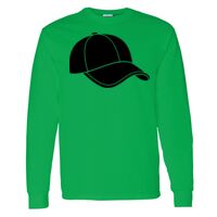 Heavy Cotton 100% Cotton Long Sleeve T Shirt Thumbnail