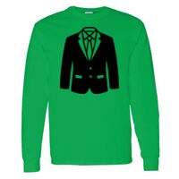 Heavy Cotton 100% Cotton Long Sleeve T Shirt Thumbnail