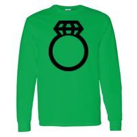 Heavy Cotton 100% Cotton Long Sleeve T Shirt Thumbnail