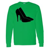 Heavy Cotton 100% Cotton Long Sleeve T Shirt Thumbnail
