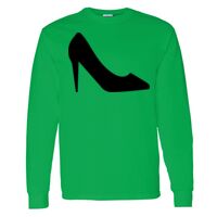 Heavy Cotton 100% Cotton Long Sleeve T Shirt Thumbnail