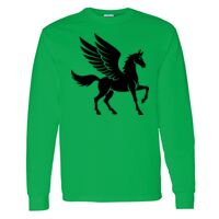 Heavy Cotton 100% Cotton Long Sleeve T Shirt Thumbnail