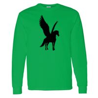 Heavy Cotton 100% Cotton Long Sleeve T Shirt Thumbnail