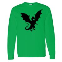 Heavy Cotton 100% Cotton Long Sleeve T Shirt Thumbnail