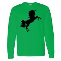 Heavy Cotton 100% Cotton Long Sleeve T Shirt Thumbnail