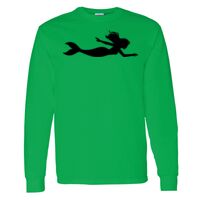 Heavy Cotton 100% Cotton Long Sleeve T Shirt Thumbnail