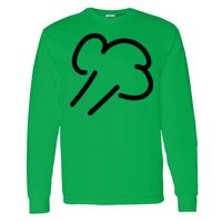 Heavy Cotton 100% Cotton Long Sleeve T Shirt Thumbnail
