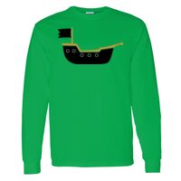 Heavy Cotton 100% Cotton Long Sleeve T Shirt Thumbnail