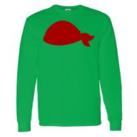 Heavy Cotton 100% Cotton Long Sleeve T Shirt Thumbnail