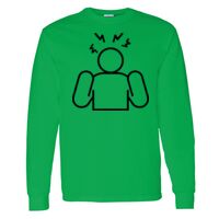 Heavy Cotton 100% Cotton Long Sleeve T Shirt Thumbnail