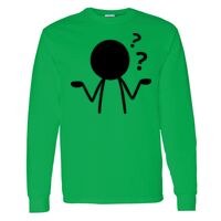 Heavy Cotton 100% Cotton Long Sleeve T Shirt Thumbnail