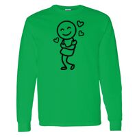 Heavy Cotton 100% Cotton Long Sleeve T Shirt Thumbnail