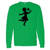 Heavy Cotton 100% Cotton Long Sleeve T Shirt Thumbnail