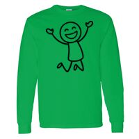 Heavy Cotton 100% Cotton Long Sleeve T Shirt Thumbnail