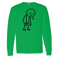 Heavy Cotton 100% Cotton Long Sleeve T Shirt Thumbnail