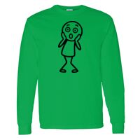 Heavy Cotton 100% Cotton Long Sleeve T Shirt Thumbnail