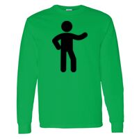 Heavy Cotton 100% Cotton Long Sleeve T Shirt Thumbnail