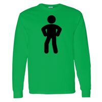 Heavy Cotton 100% Cotton Long Sleeve T Shirt Thumbnail