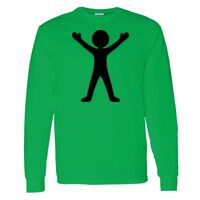 Heavy Cotton 100% Cotton Long Sleeve T Shirt Thumbnail