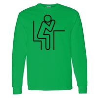 Heavy Cotton 100% Cotton Long Sleeve T Shirt Thumbnail