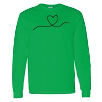 Heavy Cotton 100% Cotton Long Sleeve T Shirt Thumbnail